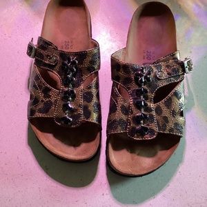 Betula by Birkenstock Embellished Sandals Size 8.